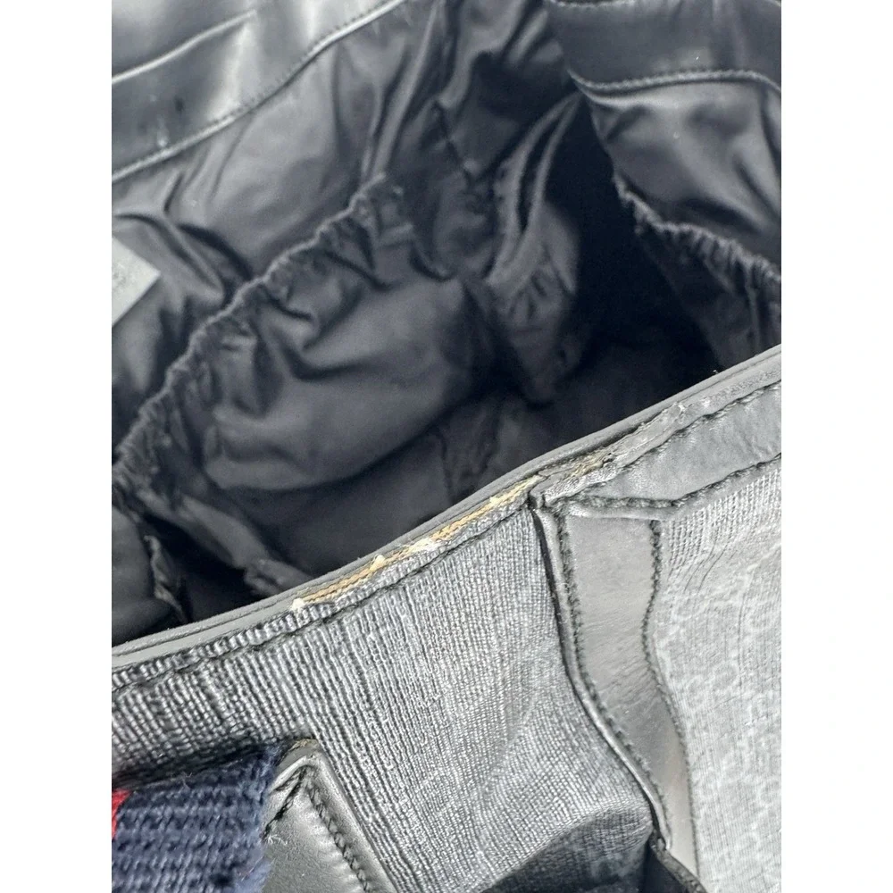 Gucci supreme diaper bag authentic